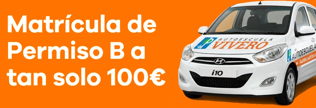 Matrícula Permiso B por solo 100€ - Autoescuela Vivero